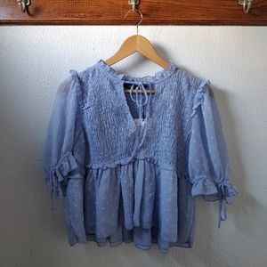 Zara Chiffon Blouse